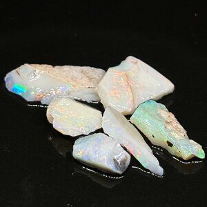Beautiful Bright Light Based Australian Lightning Ridge Opal Parcel For Cabbing